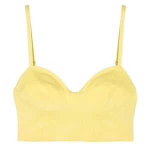Fleur du mal structured crop top